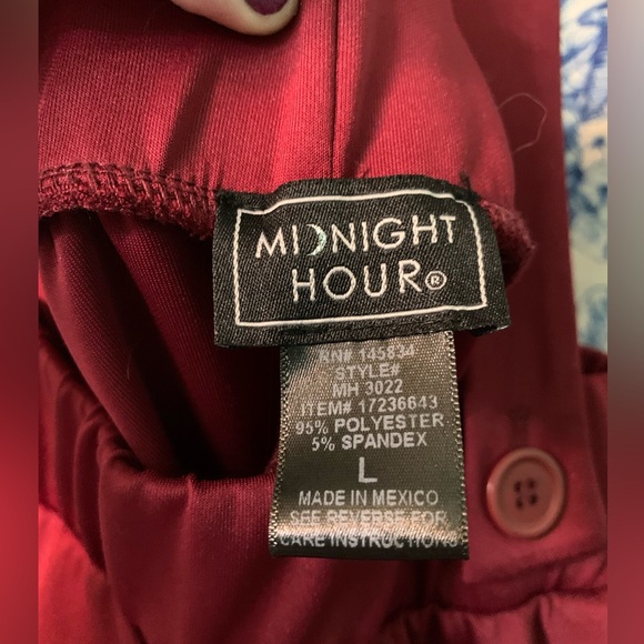 HOT TOPIC MIDNIGHT HOUR RED SUSPENDER SKATER SKIRT - Picture 5 of 6